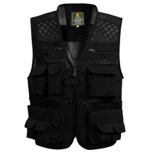 Load image into Gallery viewer, Unloading Tactical Vest Coat Fashion Men's Summer Photographer Waistcoat Mesh Work Sleeveless Jacket Tool Many Pocket Vest Male