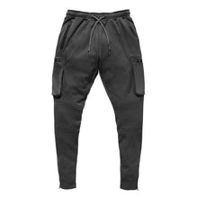 Load image into Gallery viewer, Mens Jogger Pnats Sweatpants Man Gyms Workout Fitness Cotton Trousers Male Casual Fashion Skinny Track Pants Zipper design Pants