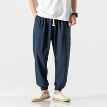 Load image into Gallery viewer, Privathinker Cotton Linen Casual Harem Pants Men Joggers Man Summer Trousers Male Chinese Style Baggy Pants 2020 Harajuku Clothe