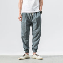 Load image into Gallery viewer, Privathinker Cotton Linen Casual Harem Pants Men Joggers Man Summer Trousers Male Chinese Style Baggy Pants 2020 Harajuku Clothe
