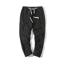 Load image into Gallery viewer, Cotton Joggers Men Solid Men&#39;s Harem Pants 2020 Summer Fitness Casual Ankle-Length Mens  Trousers Streetwear Slim Male Pants
