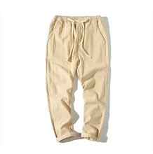 Load image into Gallery viewer, Cotton Joggers Men Solid Men&#39;s Harem Pants 2020 Summer Fitness Casual Ankle-Length Mens  Trousers Streetwear Slim Male Pants
