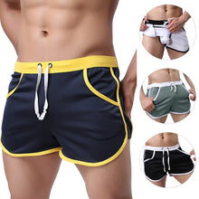 Load image into Gallery viewer, 2020 Fashion Male Shorts Quick Dry Summer Men&#39;s Beach Shorts Casual Swim Black Household G Pocket Straps Inside Trunks Man Short
