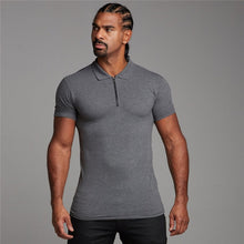Load image into Gallery viewer, New Arrival Cotton Men Polo Shirt Tops Fashion Brand Plus Size Short Sleeve Gym Bodybuilding Fitness Polo Shirt Homme Camisa
