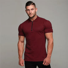 Load image into Gallery viewer, New Arrival Cotton Men Polo Shirt Tops Fashion Brand Plus Size Short Sleeve Gym Bodybuilding Fitness Polo Shirt Homme Camisa
