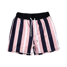 Load image into Gallery viewer, 2020 Men Summer Beach Casual Striped Shorts Athletic Gym Sports Training Swimwear Short Pants Holiday Beach Bottom Trousers
