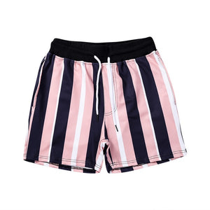 2020 Men Summer Beach Casual Striped Shorts Athletic Gym Sports Training Swimwear Short Pants Holiday Beach Bottom Trousers