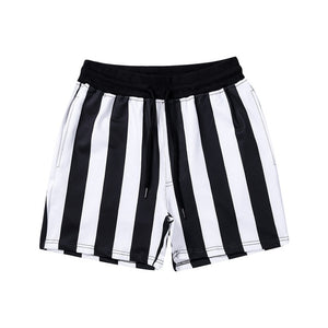 2020 Men Summer Beach Casual Striped Shorts Athletic Gym Sports Training Swimwear Short Pants Holiday Beach Bottom Trousers