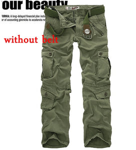 Gran oferta envío gratis pantalones cargo para hombre Pantalones de camuflaje pantalones militares para hombre 7 colores