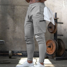 Load image into Gallery viewer, Mens Jogger Pnats Sweatpants Man Gyms Workout Fitness Cotton Trousers Male Casual Fashion Skinny Track Pants Zipper design Pants
