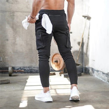 Load image into Gallery viewer, Mens Jogger Pnats Sweatpants Man Gyms Workout Fitness Cotton Trousers Male Casual Fashion Skinny Track Pants Zipper design Pants
