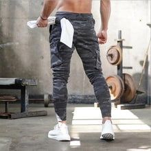 Load image into Gallery viewer, Mens Jogger Pnats Sweatpants Man Gyms Workout Fitness Cotton Trousers Male Casual Fashion Skinny Track Pants Zipper design Pants
