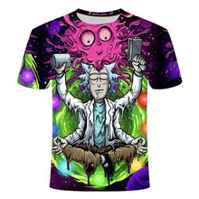 Load image into Gallery viewer, Rick and Morty&#39;s Drop Ship By Jm2 Art 3D Men&#39;s T-shirt Summer Short Sleeve Anime T-shirt Children&#39;s O-neck Tops Asian Size 6XL
