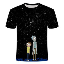 Load image into Gallery viewer, Rick and Morty&#39;s Drop Ship By Jm2 Art 3D Men&#39;s T-shirt Summer Short Sleeve Anime T-shirt Children&#39;s O-neck Tops Asian Size 6XL
