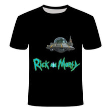 Load image into Gallery viewer, Rick and Morty&#39;s Drop Ship By Jm2 Art 3D Men&#39;s T-shirt Summer Short Sleeve Anime T-shirt Children&#39;s O-neck Tops Asian Size 6XL
