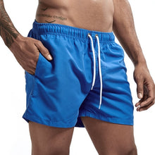 Load image into Gallery viewer, Pantalones cortos de baño de bolsillo para hombre bañador de hombre traje de baño bañador de verano ropa de playa Surf playa pantalones cortos de tabla bóxer
