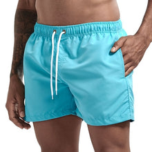 Load image into Gallery viewer, Pantalones cortos de baño de bolsillo para hombre bañador de hombre traje de baño bañador de verano ropa de playa Surf playa pantalones cortos de tabla bóxer

