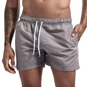 Pantalones cortos de baño de bolsillo para hombre bañador de hombre traje de baño bañador de verano ropa de playa Surf playa pantalones cortos de tabla bóxer