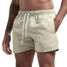 Load image into Gallery viewer, Pantalones cortos de baño de bolsillo para hombre bañador de hombre traje de baño bañador de verano ropa de playa Surf playa pantalones cortos de tabla bóxer
