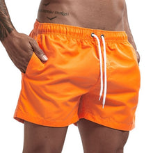 Load image into Gallery viewer, Pantalones cortos de baño de bolsillo para hombre bañador de hombre traje de baño bañador de verano ropa de playa Surf playa pantalones cortos de tabla bóxer
