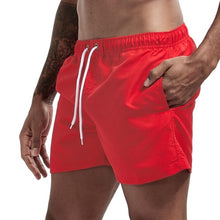 Load image into Gallery viewer, Pantalones cortos de baño de bolsillo para hombre bañador de hombre traje de baño bañador de verano ropa de playa Surf playa pantalones cortos de tabla bóxer
