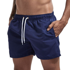 Pantalones cortos de baño de bolsillo para hombre bañador de hombre traje de baño bañador de verano ropa de playa Surf playa pantalones cortos de tabla bóxer