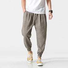 Load image into Gallery viewer, Privathinker Cotton Linen Casual Harem Pants Men Joggers Man Summer Trousers Male Chinese Style Baggy Pants 2020 Harajuku Clothe
